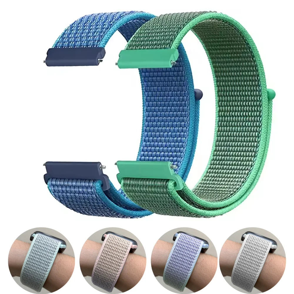 Nylon sport watch band for Amazfit 20mm 22mm smartwatches