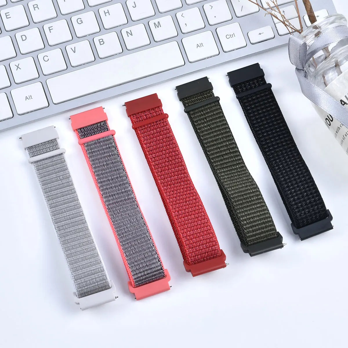 Adjustable nylon loop watch band for Amazfit smartwatches