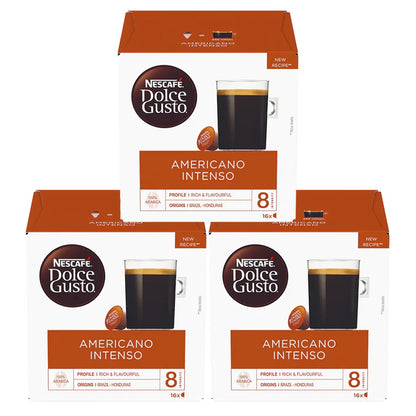 Strong Americano Intenso coffee for a bold morning boost