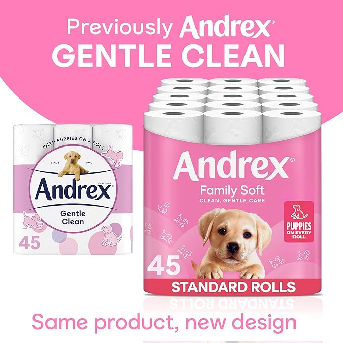 Andrex 45 standard tissue roll