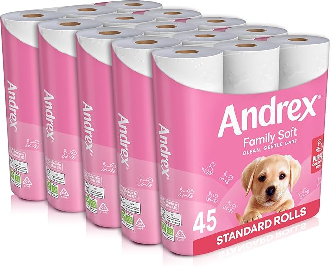 Andrex family soft clean gentle care
