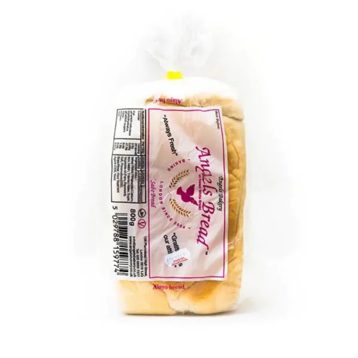 Angel Bakery Sabo Bread 800g soft white sweet loaf