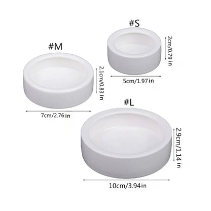 Reptile water and feeding dish for small pets