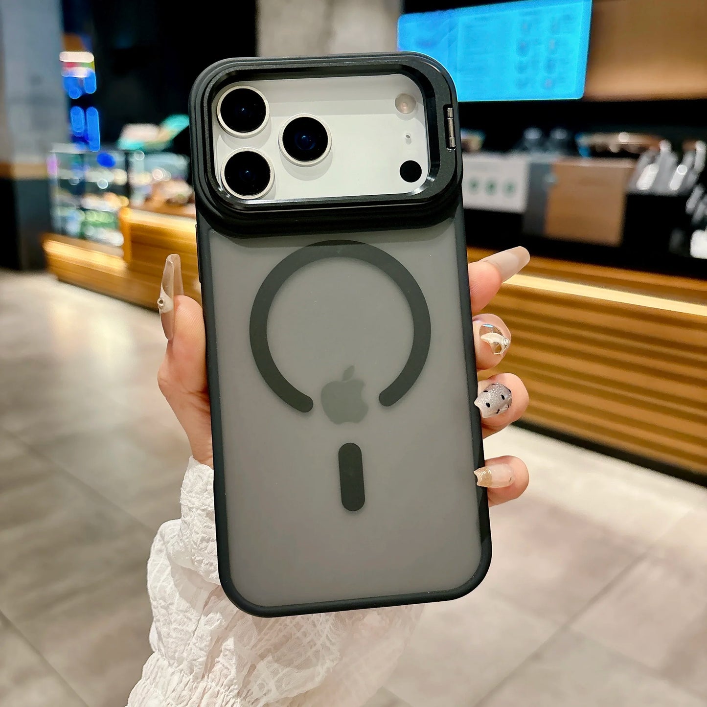 Anti-fingerprint magnetic iPhone protective case