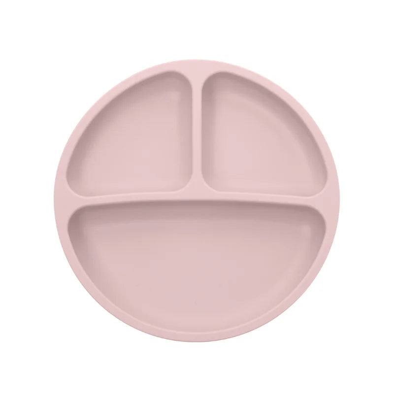 Double compartment baby bowl for separating foods