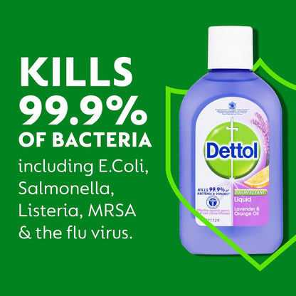 Antibacterial disinfectant cleaner – lavender and orange scent