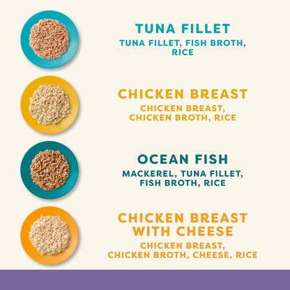 grain free cat food in broth chicken and fish