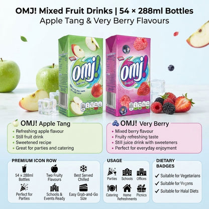 Apple and Very Berry still juice drink pack