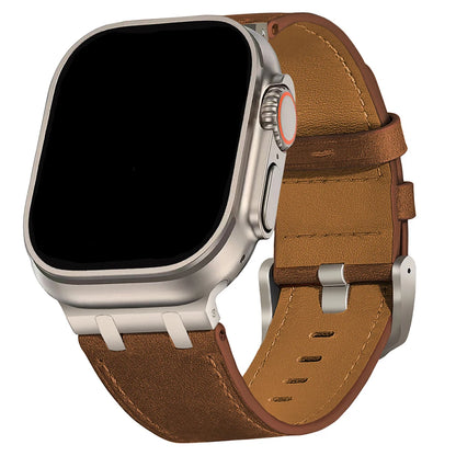Leather iWatch strap compatible Apple Watch models list chart