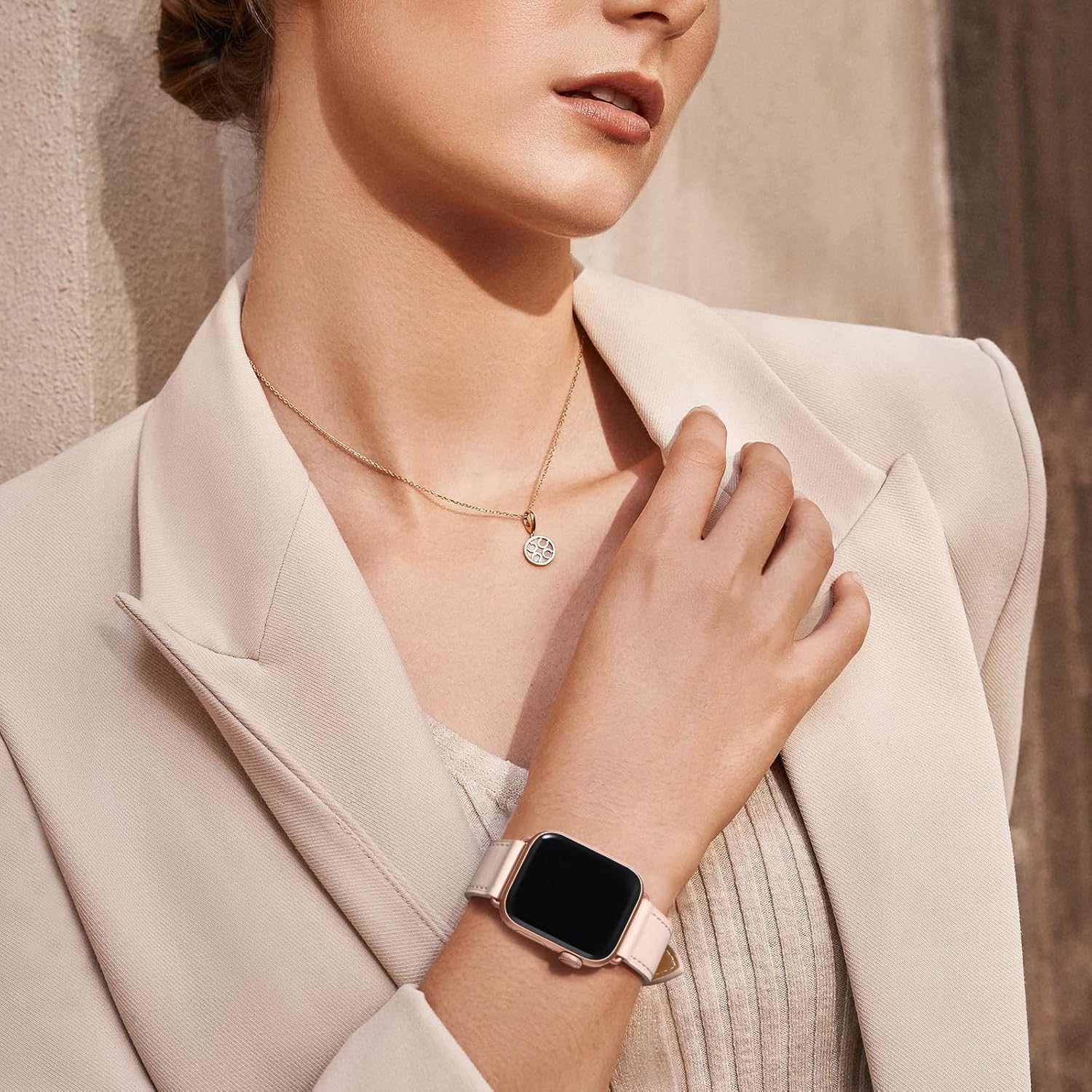 Leather Apple Watch band for Series 1 to 11