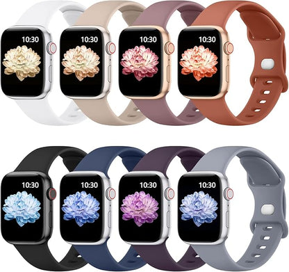 Silicone sport Apple Watch strap 38-49mm multi size band
