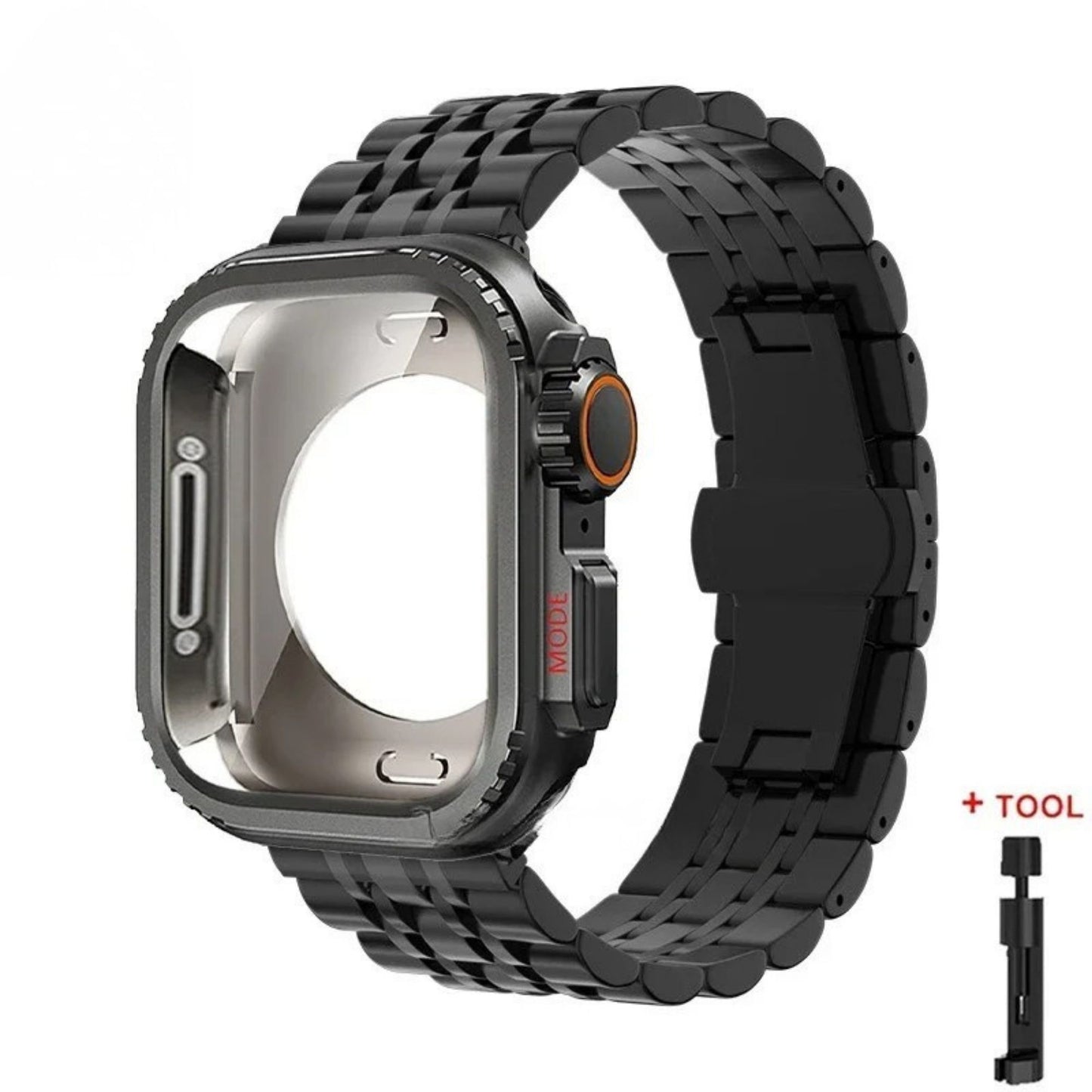 Apple Watch SE compatible stainless steel wristband