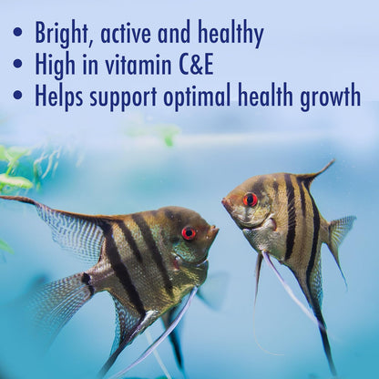 Nutrient-rich Aquarian flakes for small tropical tanks