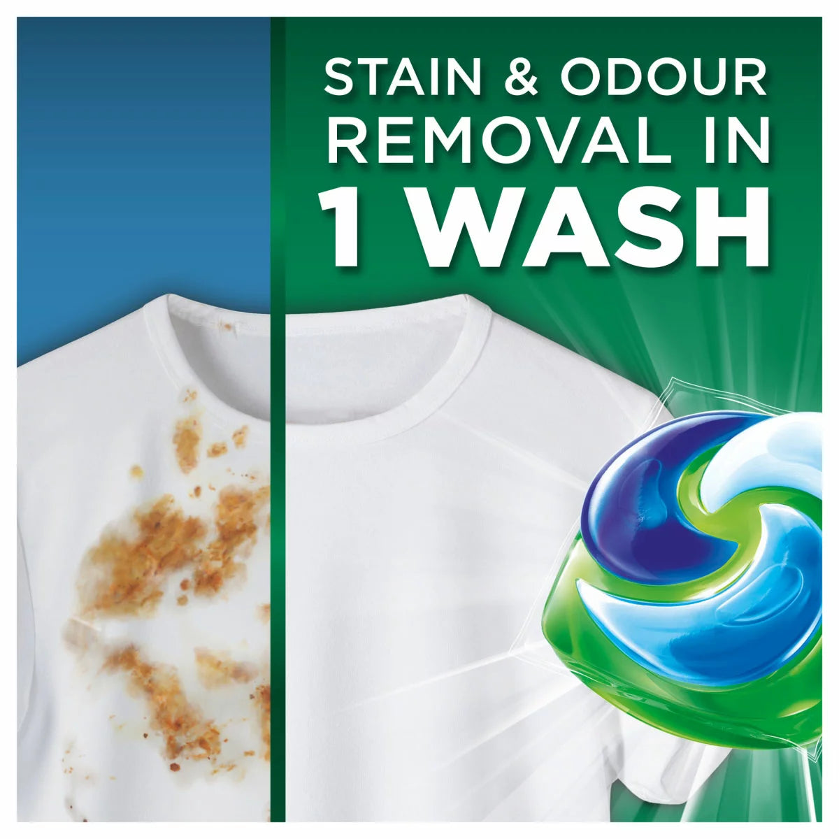Ariel washing pods effective in cold wash cycles