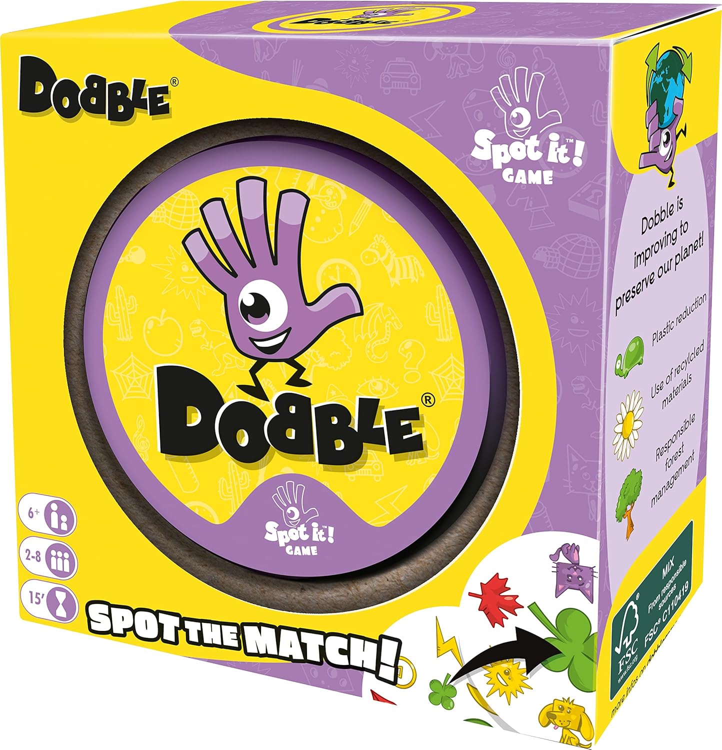 asmodee dobble game spot the symbol challenge