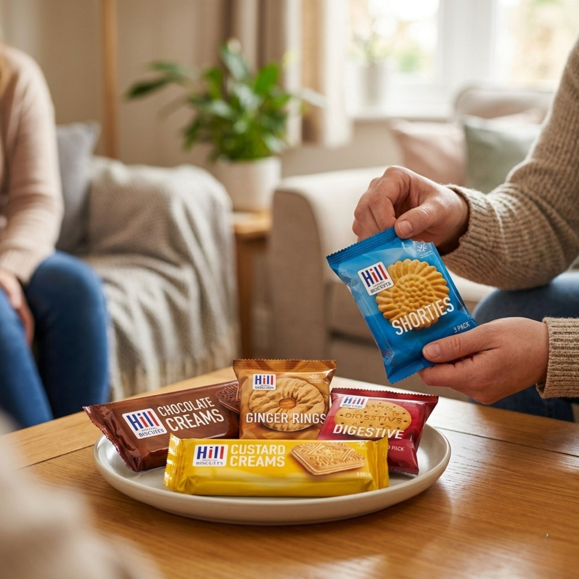 Assorted biscuits individually wrapped mini packs