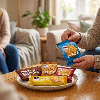 Assorted biscuits individually wrapped mini packs