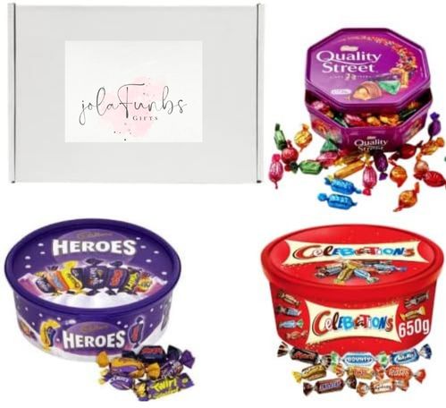 Bulk chocolate tub bundle with assorted mini treats for sharing