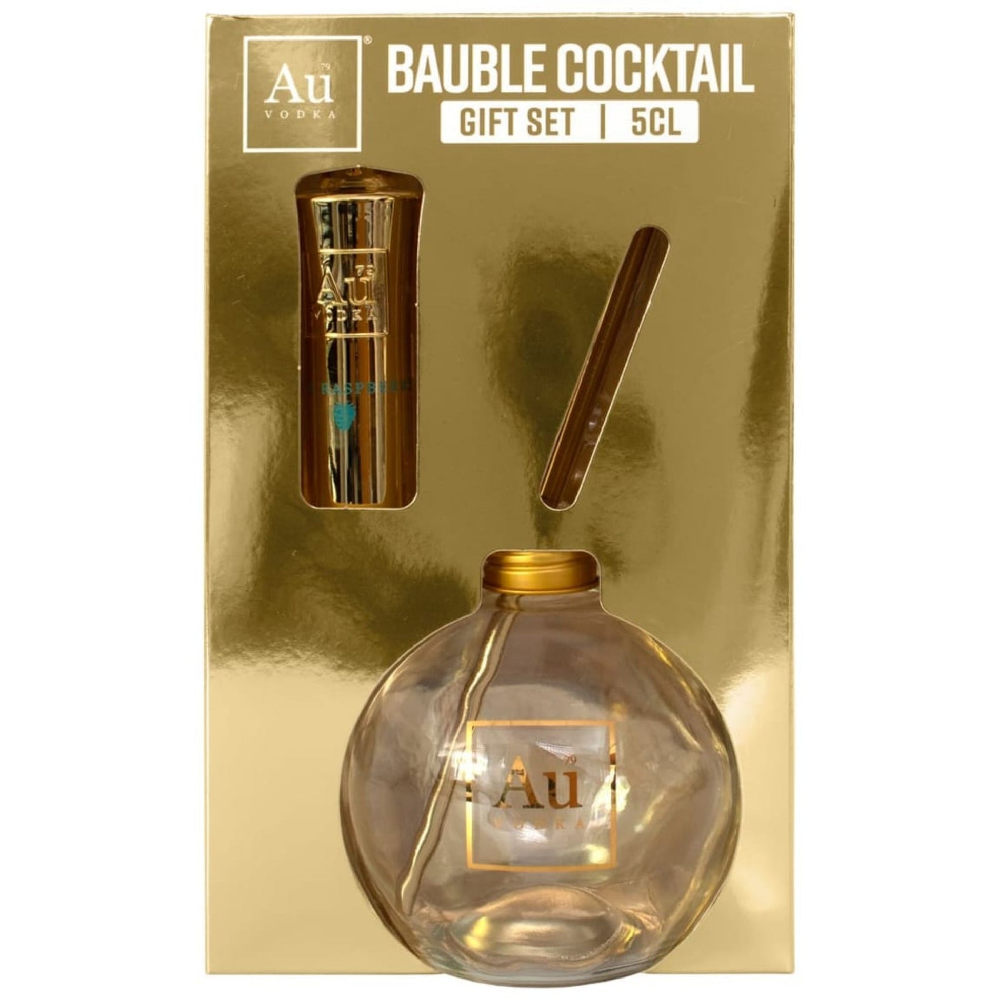 Au Vodka bauble-shaped cup gift set