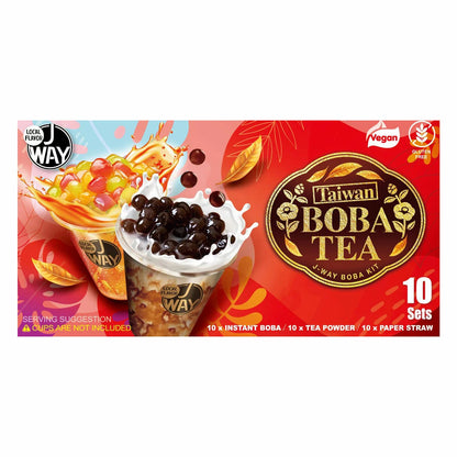 Make Classic, Taro, Matcha, Passion Fruit, and Mango boba tea