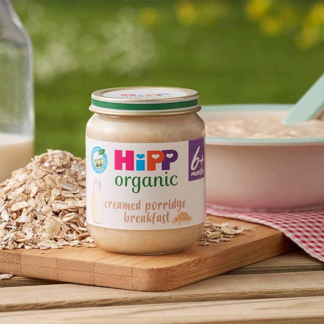 smooth breakfast porridge jar for 6 month old