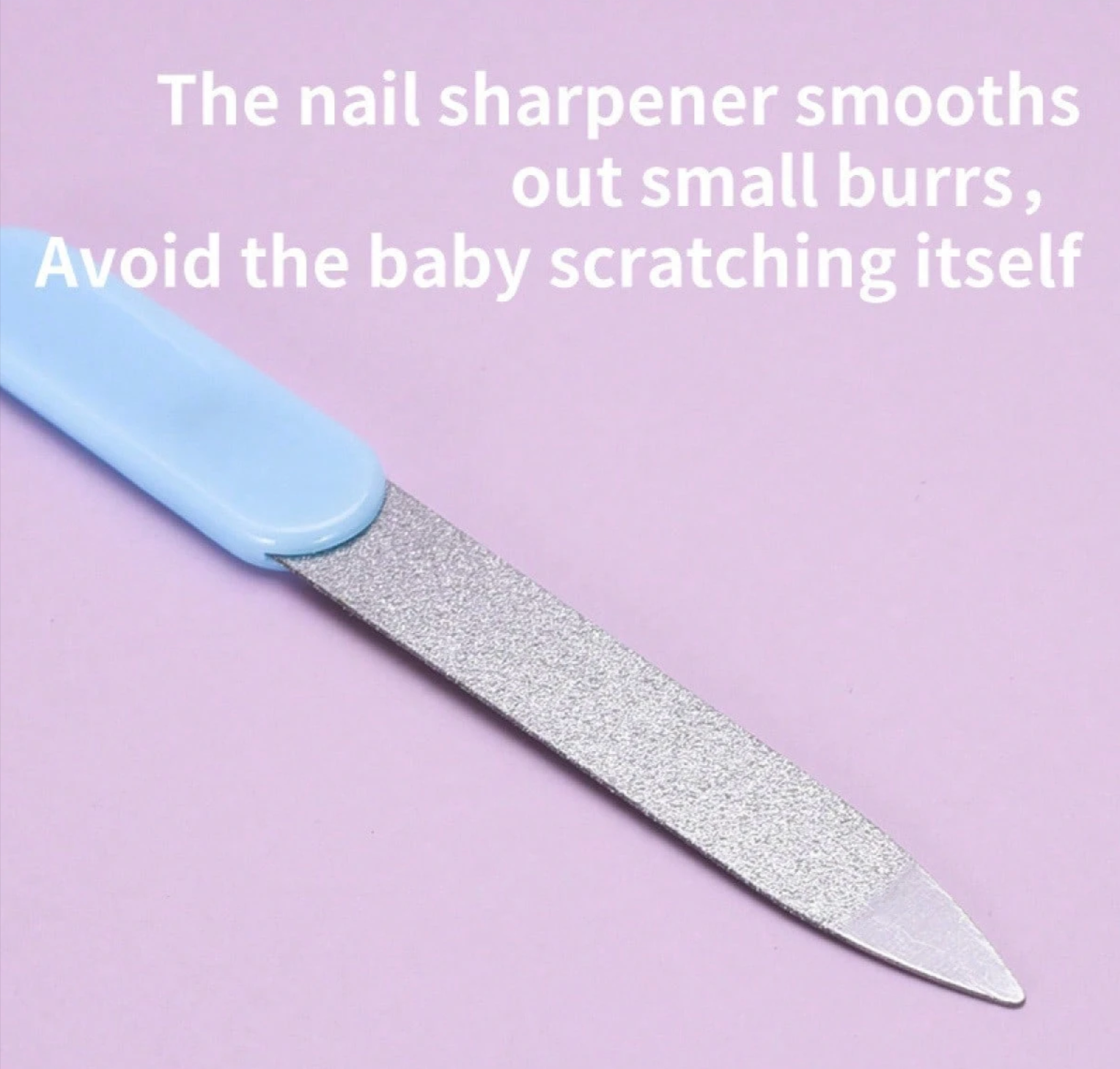 Baby care set with comb brush scissors and nail clippers