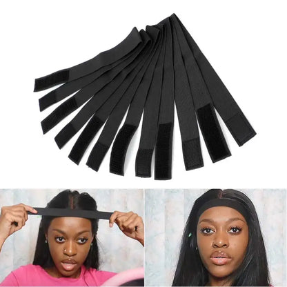 Lace closure melting band for wig installs