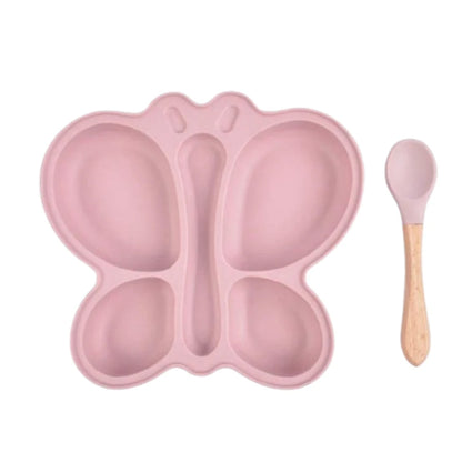 Baby dining bowl with anti-tip suction design