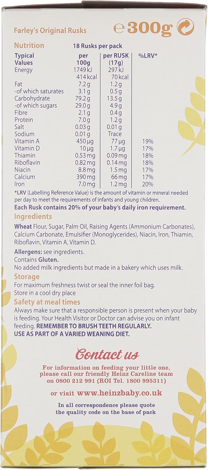 no added sugar baby oat rusk biscuits