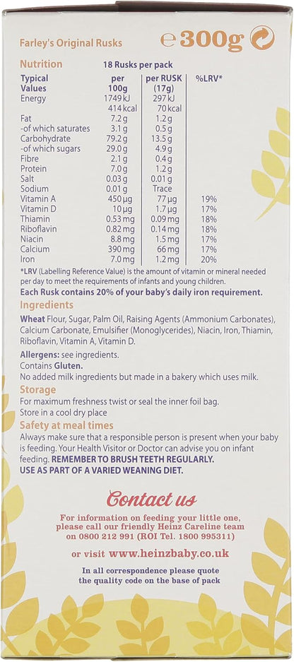 no added sugar baby oat rusk biscuits