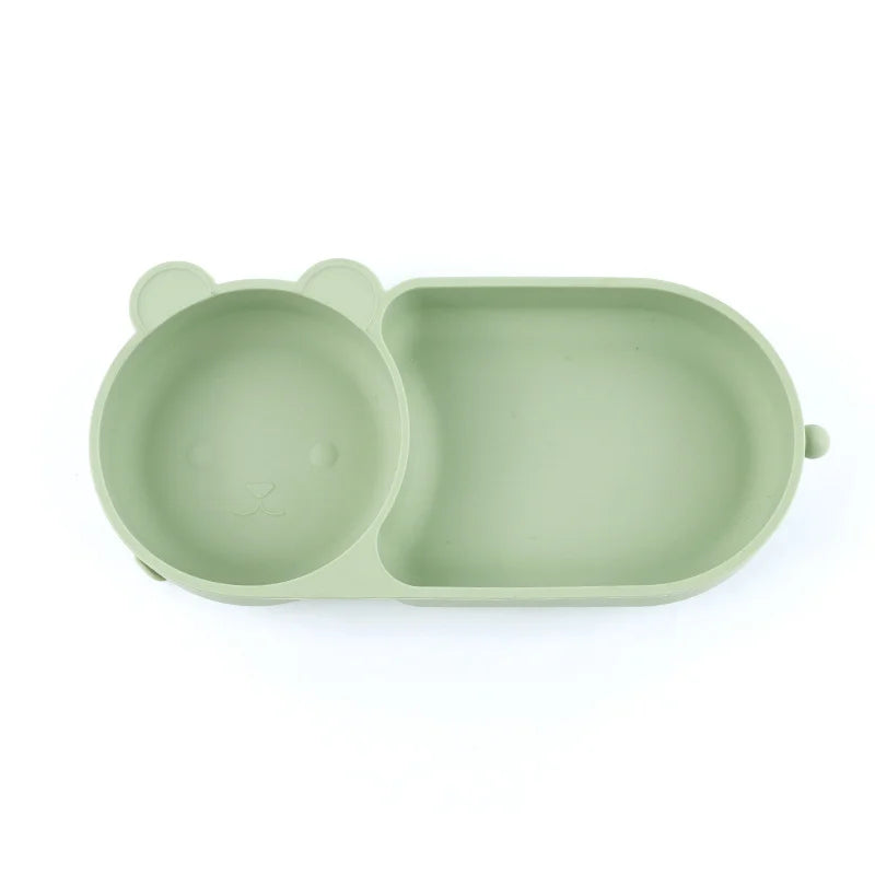 Non-slip suction bowl for independent toddler feeding