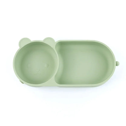 Non-slip suction bowl for independent toddler feeding