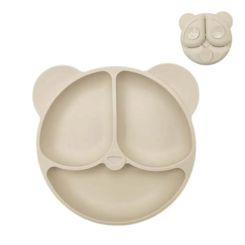 Baby self feeding suction bowl with soft silicone