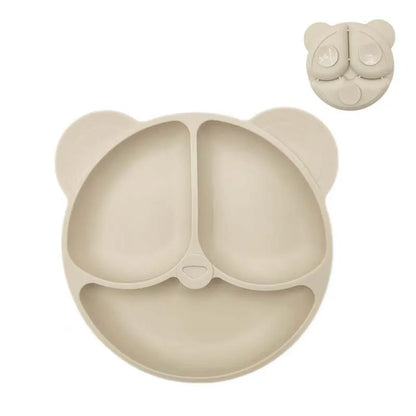 Baby self feeding suction bowl with soft silicone