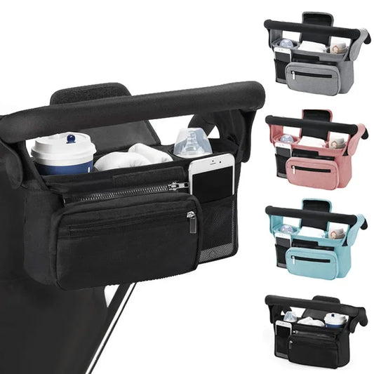 Baby stroller storage hanging mummy diaper bag organiser