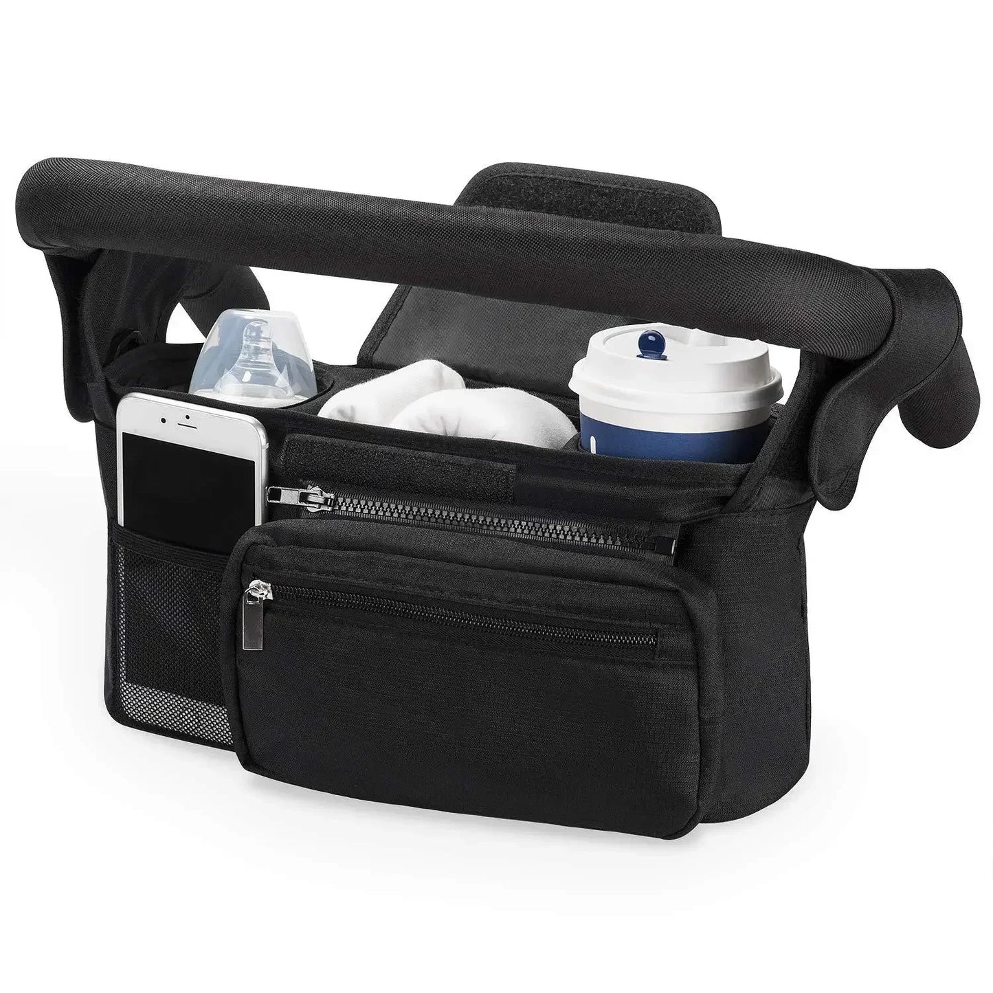 Baby stroller organiser bag made from Oxford cloth