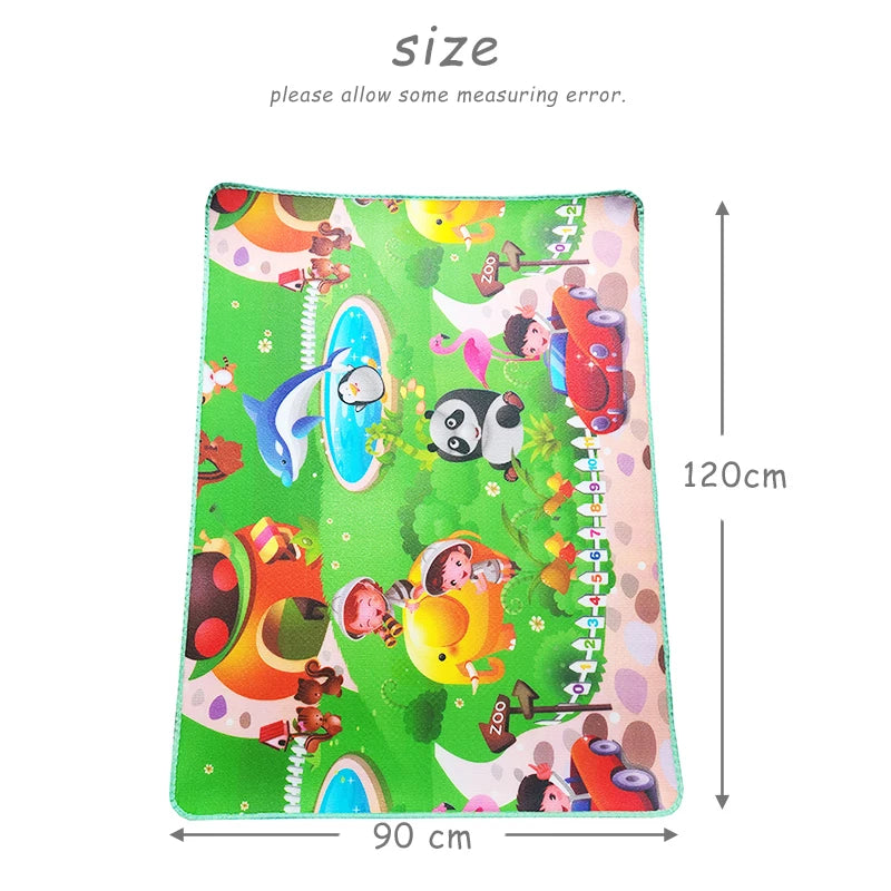 Baby foam mat 0.3cm thickness one sided printed design detail