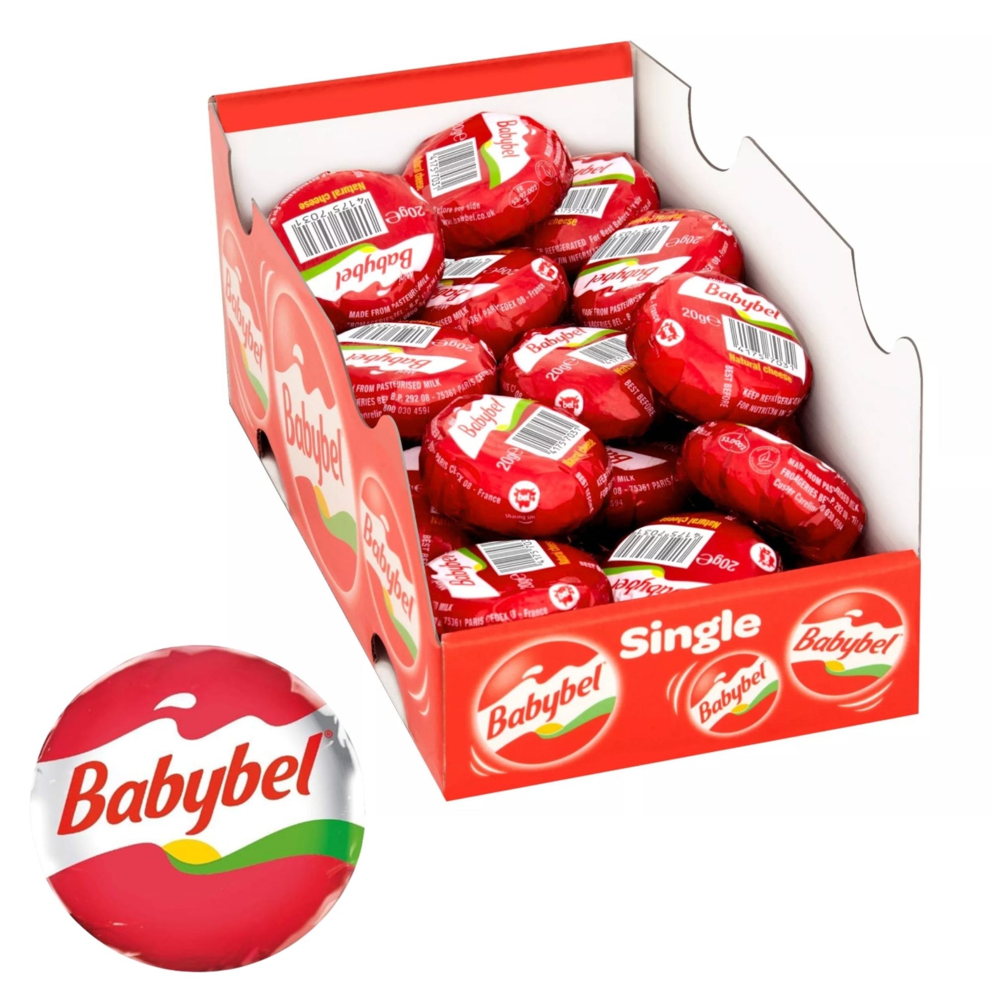 Babybel Mini Natural Cheese 60 x 40g