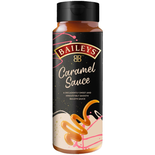 Smooth Baileys caramel sauce for drinks, desserts, and baking
