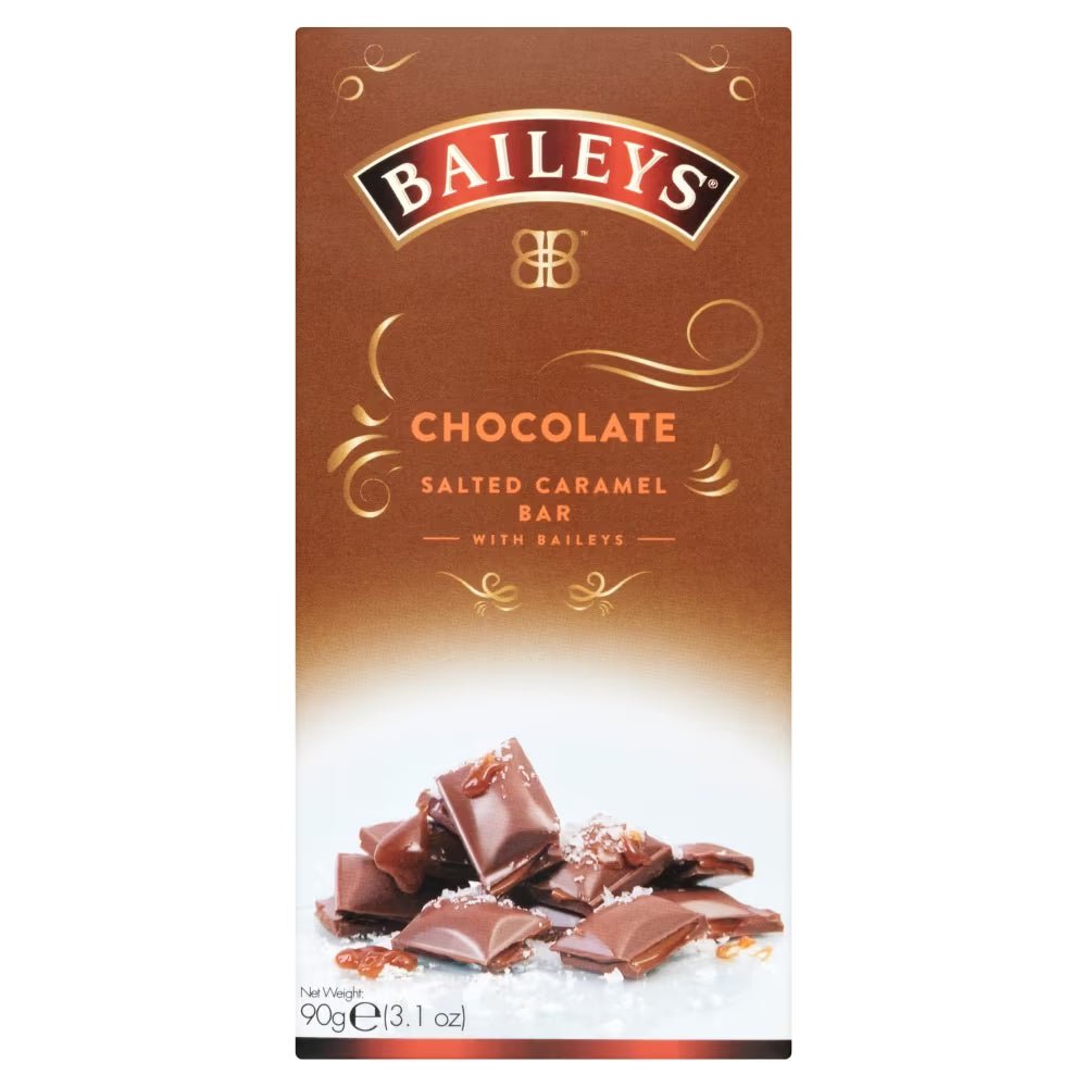 Baileys Chocolate Salted Caramel Bar 90g – creamy Irish cream chocolate