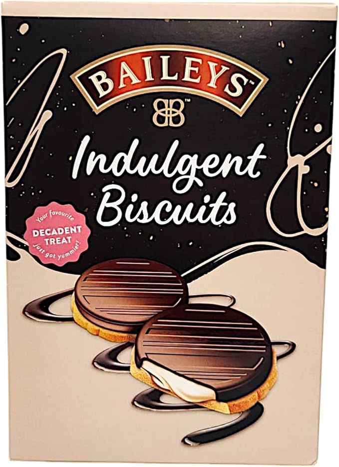 Bailey’s Indulgent Biscuits 180g – chocolate-coated Irish cream filling biscuits