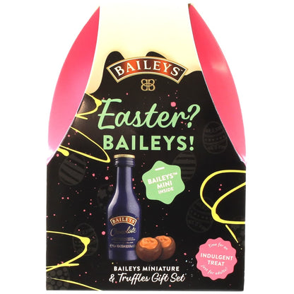 Adult chocolate gift set with Baileys liqueur and truffles