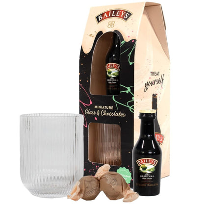 Baileys Miniature Glass and Chocolate Truffle Gift Set