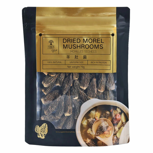 Baixing dried morel mushrooms 70g gourmet pack