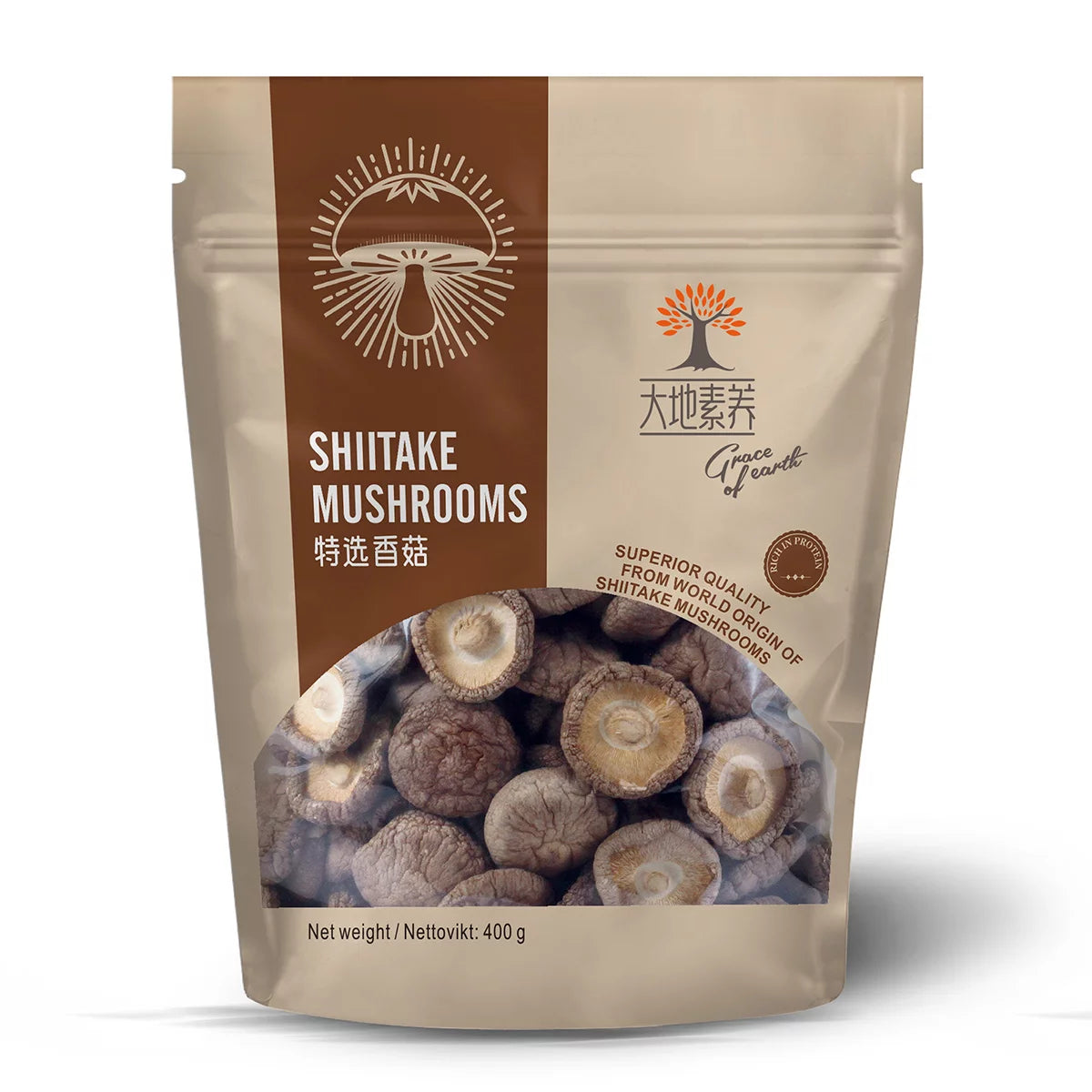 Baixing dried shiitake mushrooms 400g pack