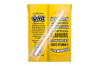No added sugar banana milk school drink packs