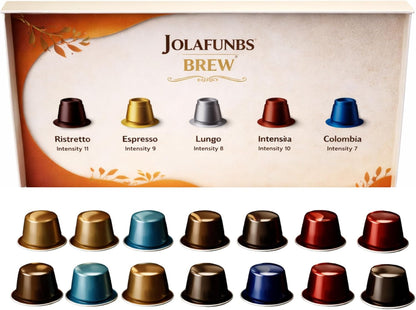 Multipack coffee pods for tasting different blends