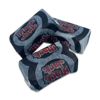 Classic British retro Black Jack chewy sweets with aniseed flavour