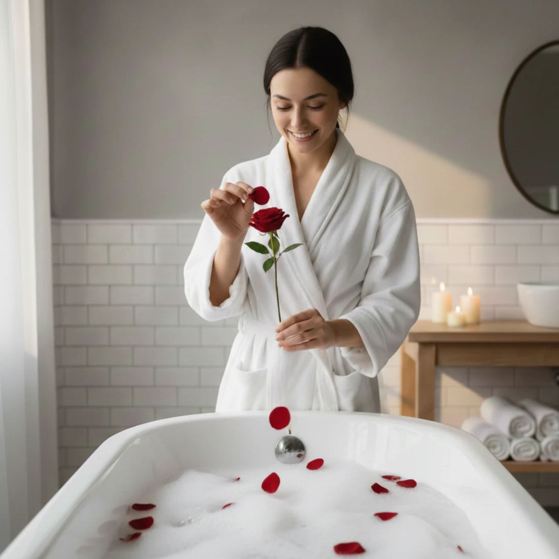 Soap rose decorative bath flowers for gifting or décor