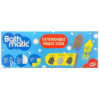 Bathmatic cleaning brush for tiles and grout